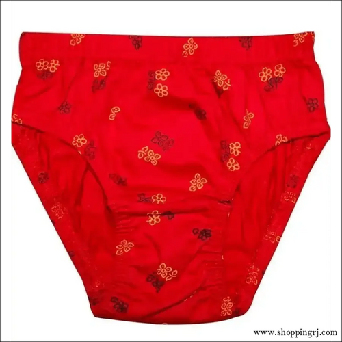 New Day Girls Cotton Print Panties Underwear with Inner Elastic- Pack of 10 (amla Junior) - Multicolor - Inners