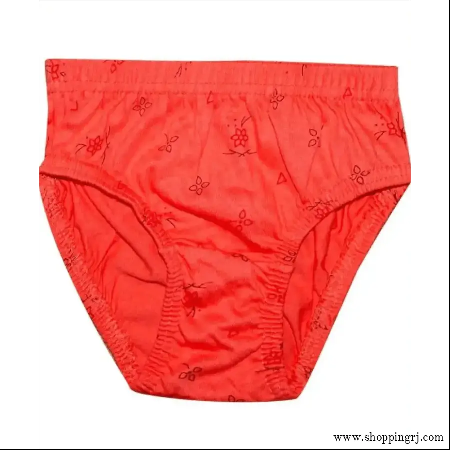 New Day Girls Cotton Print Panties Underwear with Inner Elastic- Pack of 10 (amla Junior) - Multicolor - Inners