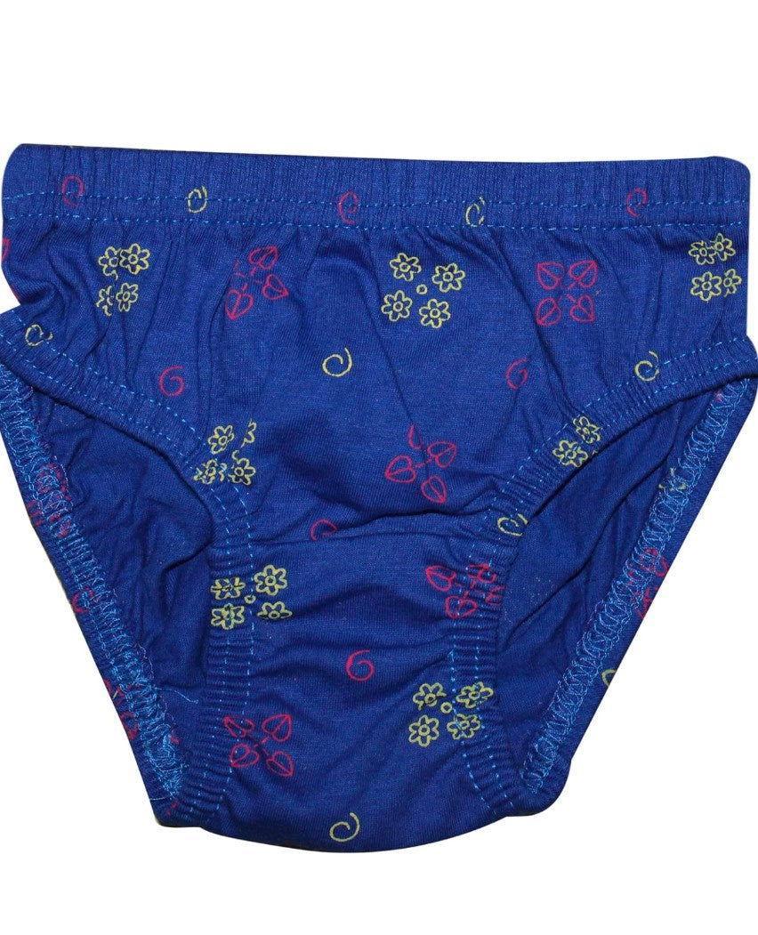 New Day Girls Cotton Print Panties Underwear with Inner Elastic-  Pack of 10 (Amla Junior)