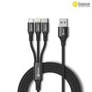 NYLON BRAIDED 3 IN 1 CABLE 1.5M - Cable - cableRJ mobiles and accessories ThoothukudiNew arrival