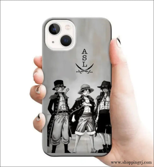 One Piece for Luffy Ace Sabo 9 mobile cover RJ1181 Plastic hard case - Mobile covers - ANIME MOBILEcustomized mobile coveranime mobile covers