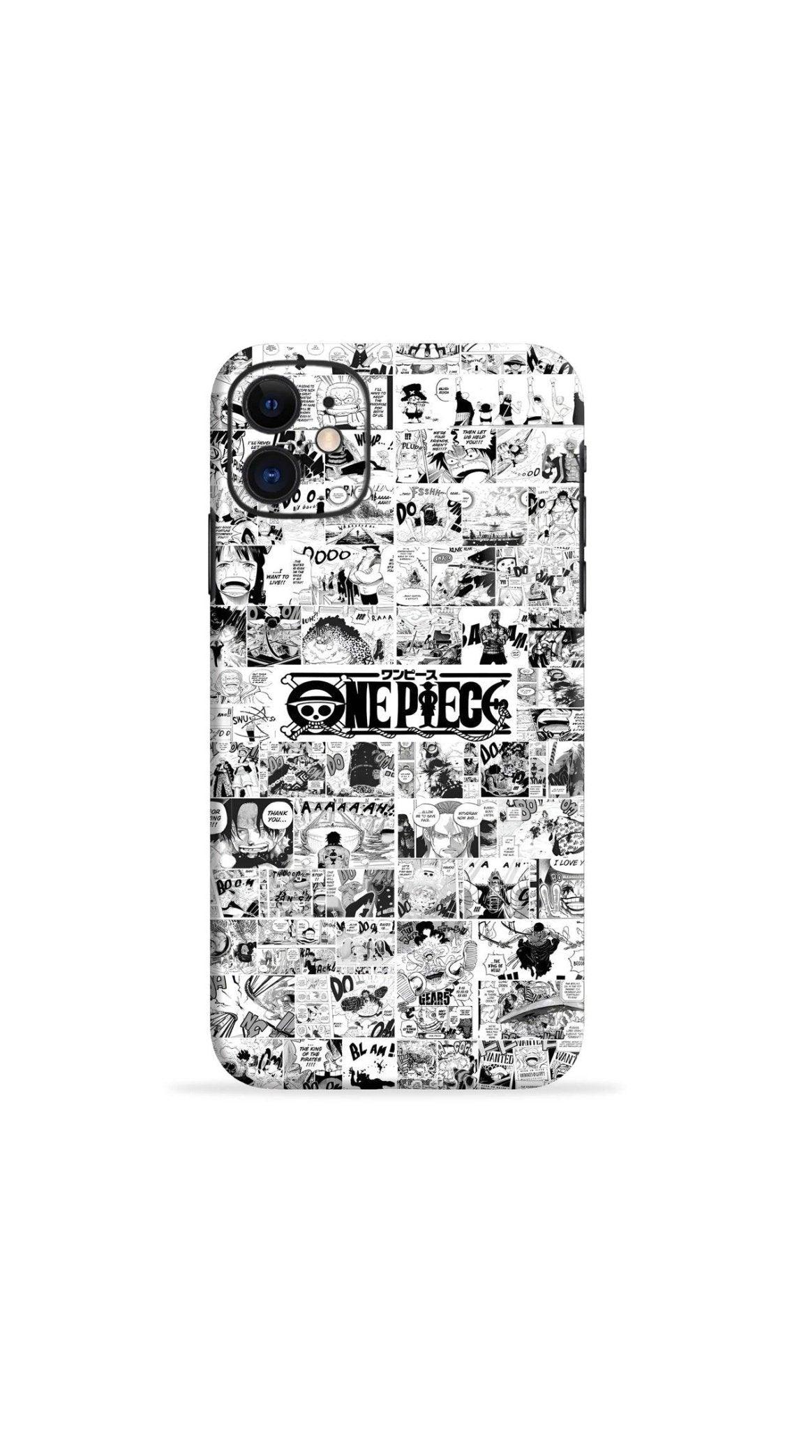 One Piece white BG  Mobile Skin