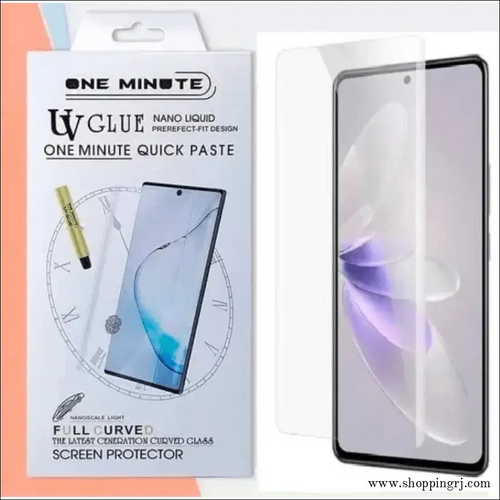 Oneplus Curved Type Uv Tempered Glass - Tempered Glass