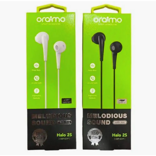 Oraimo E21P Holo-2S Wired Earphones - Earphone