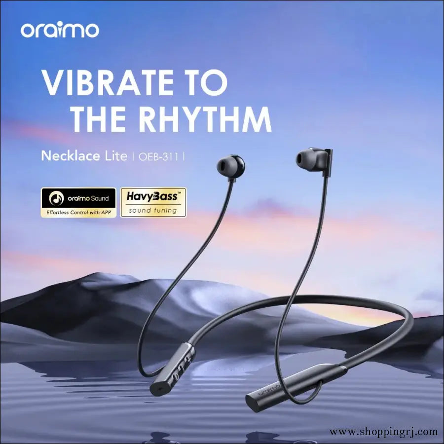 Oraimo Necklace Lite oeb-311 Wireless Neckband OBE-311 with Vibration Function - neckband