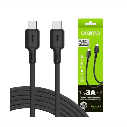 Oraimo (OCD - 154CC) Type - C to Type - C Cable - Cable - cableRJ mobiles and accessories ThoothukudiNew arrival