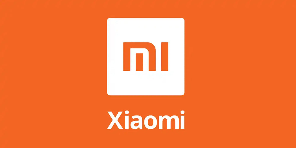 Orange and white Xiaomi company logo featuring the ’MI’ symbol in a square design.