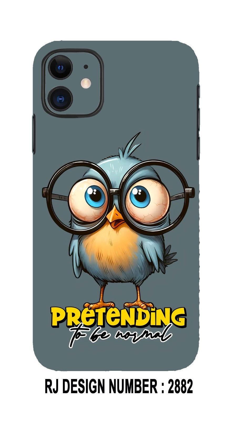 owl pretending mobileskin