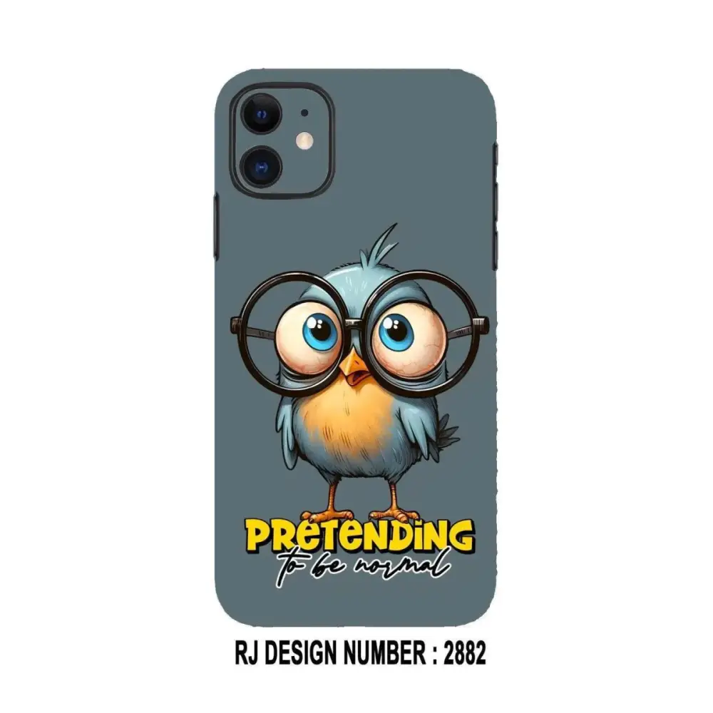 owl pretending mobileskin