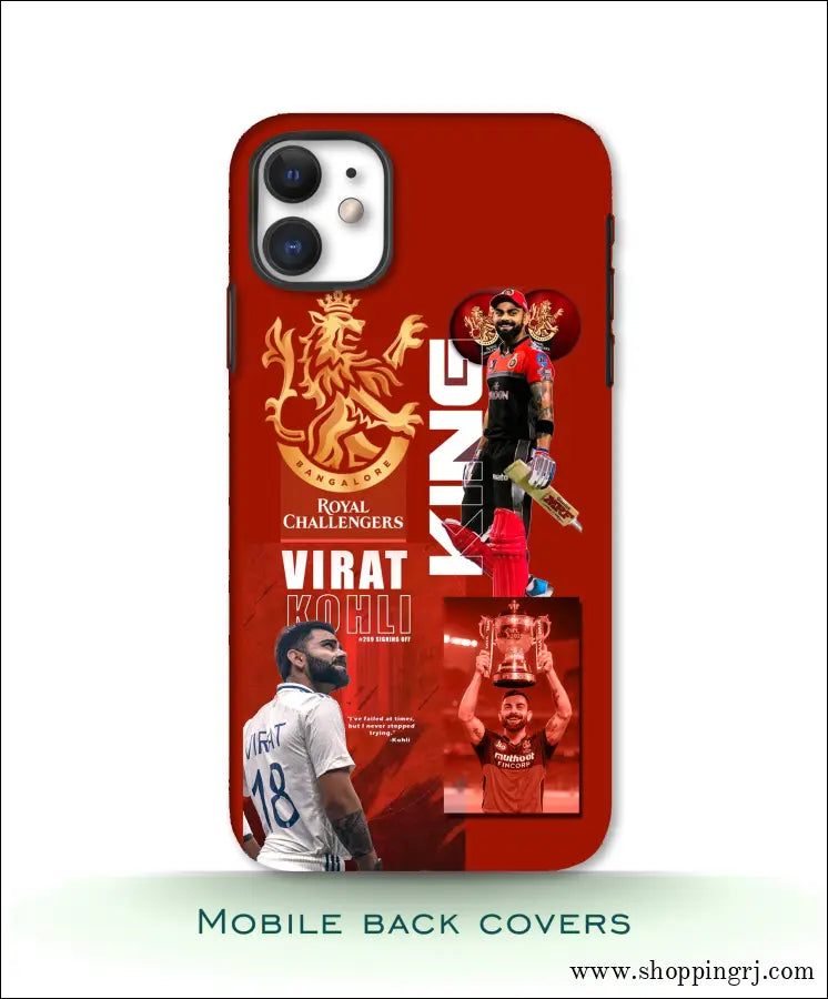 RCB Mobile Cases and TVK Vijay Themed Mobile Skins Collection