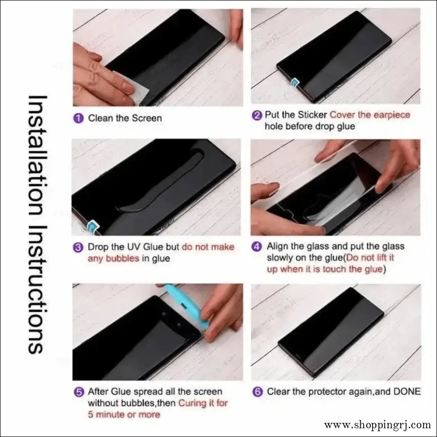 REALME Curved type UV Tempered Glass - UV tempered glass - Curved glassRJ mobiles and accessories ThoothukudiFull glass