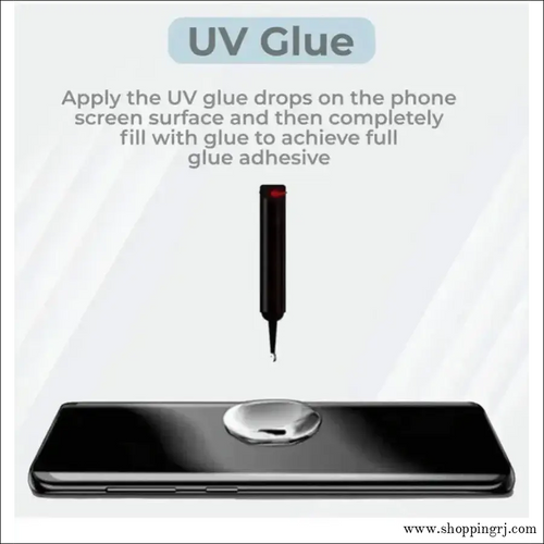 REALME Curved type UV Tempered Glass - UV tempered glass - Curved glassRJ mobiles and accessories ThoothukudiFull glass