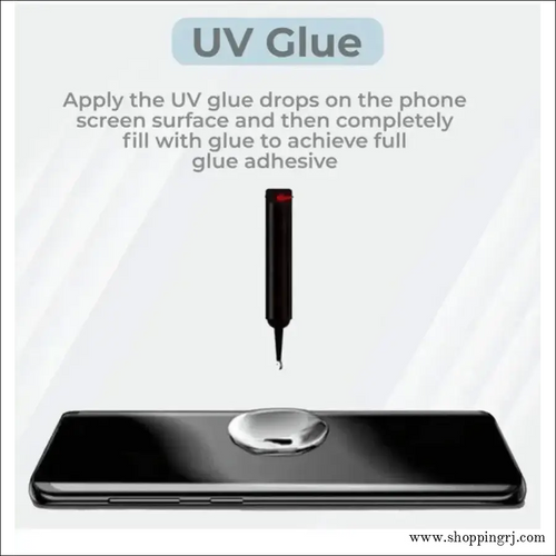 Realme Curved Type Uv Tempered Glass - Tempered Glass