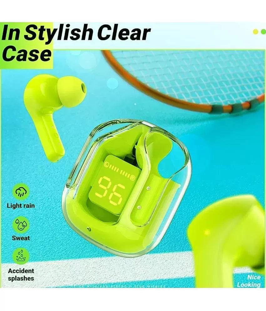 RJ stylish earbuds green