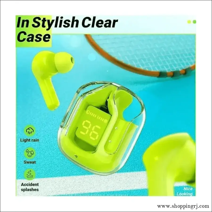 RJ stylish earbuds green - Earbuds - EarbudsRJ mobiles and accessories ThoothukudiNew arrival
