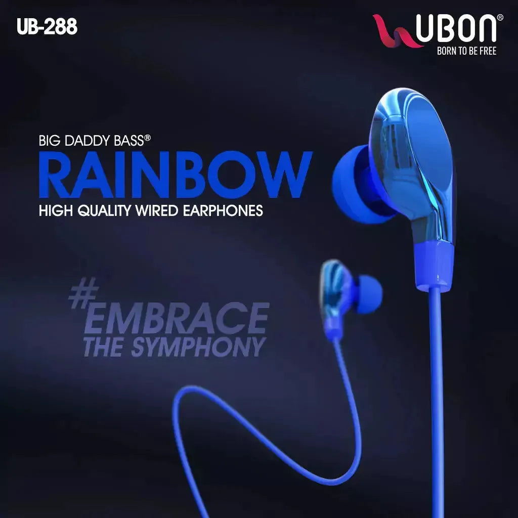 Ubon Rainbow UB-288 Wired Earphones