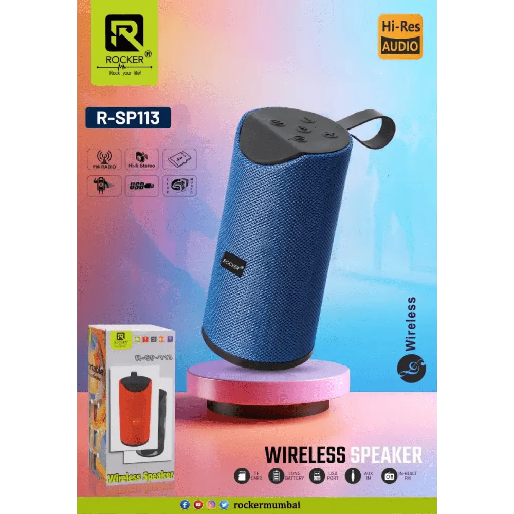 Rockers R - sp113 bluetooth speaker - Bluetooth speaker - bluetooth speakerrockers brandRJ mobiles and accessories Thoothukudi