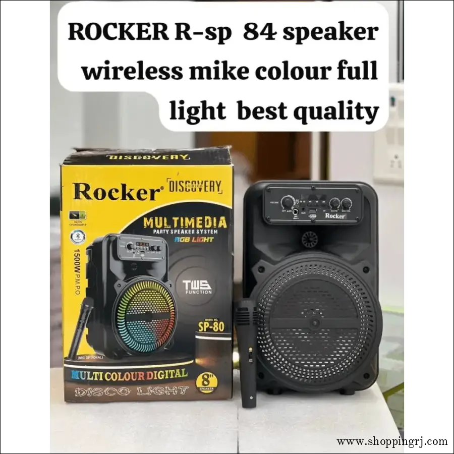 Rockers wireless Multimedia speaker , 8"inch woofer - Bluetooth speaker - 8" woofer speakerRJ mobiles and accessories Thoothukudibluetooth speaker