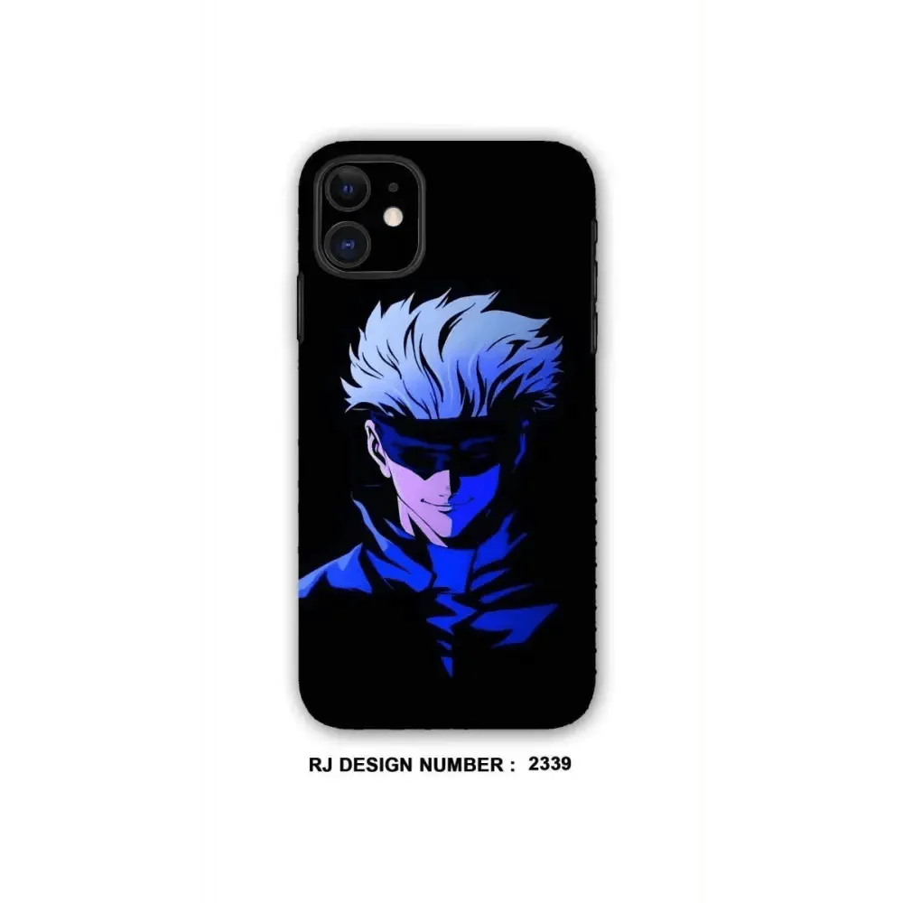 SATORU GOJO BLUE BLACK anime mobile skins RJ2339, ANIME MOBILE WRAPPING