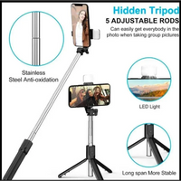 Selfie stick with bluetooth 5 feet height - Bluetooth selfie stickselfie stickRJ mobiles and accessories Thoothukudi