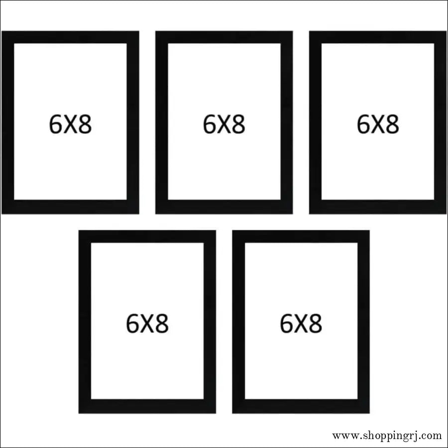 SHOPPING RJ's Combo Of 5 Photo Frames,