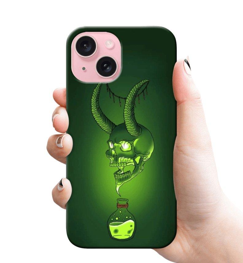 Skull on Bottle RJ 2547 PLASTIC HARD CASES