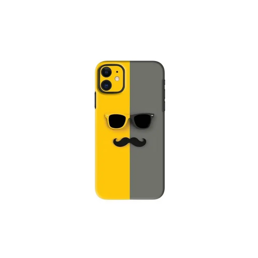 Sunglasses with Mustache Back Skin Wrap - Mobile skins - Mobile skinsNew arrivalMobile's back sticker