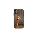 Teddy Wooden Back Skin Wrap - Mobile skins - cartoonMobile skinsheart