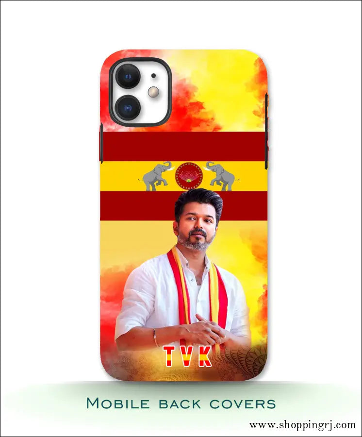 Thalapathy Vijay TVK mobile covers RJ 3483 PLASTIC case