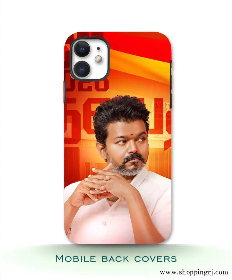 Thalapathy Vijay TVK mobile covers RJ 3489 PLASTIC case