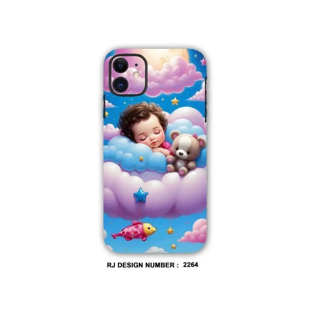 THE BABY SLEEP IN DREAMLAND mobile skins RJ2264  MOBILE WRAPPING