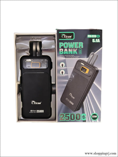 Ticon 25000 mah Power Bank PD-220 - Power bank