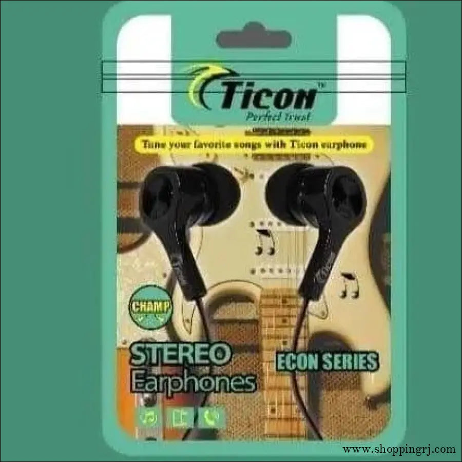 Ticon Champ Earphone Best Quality - Earphone - earphoneRJ mobiles and accessories ThoothukudiNew arrivel