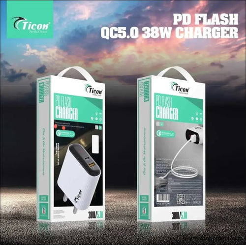 Ticon QC 5.0 38W PD Chargers - charger - chargerNew arrivalchargers