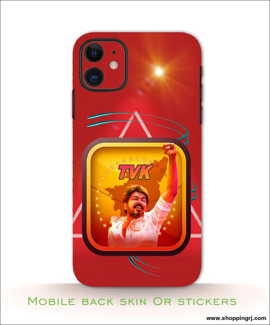 TVK VIJAY mobile back skins or stickers RJ3168 - Mobile skins