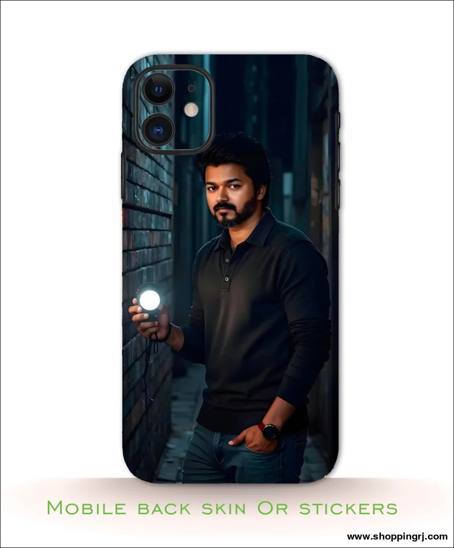 TVK VIJAY mobile back skins or stickers RJ3170 - Mobile skins