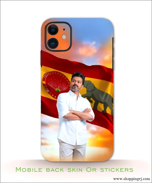 TVK VIJAY mobile back skins or stickers RJ3179 - Mobile skins