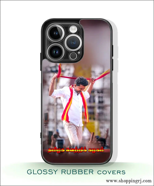 TVK Vijay mobile covers glossy Rubber case RJ3059 - Mobile covers