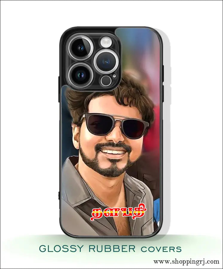 TVK Vijay mobile covers glossy Rubber RJ3317