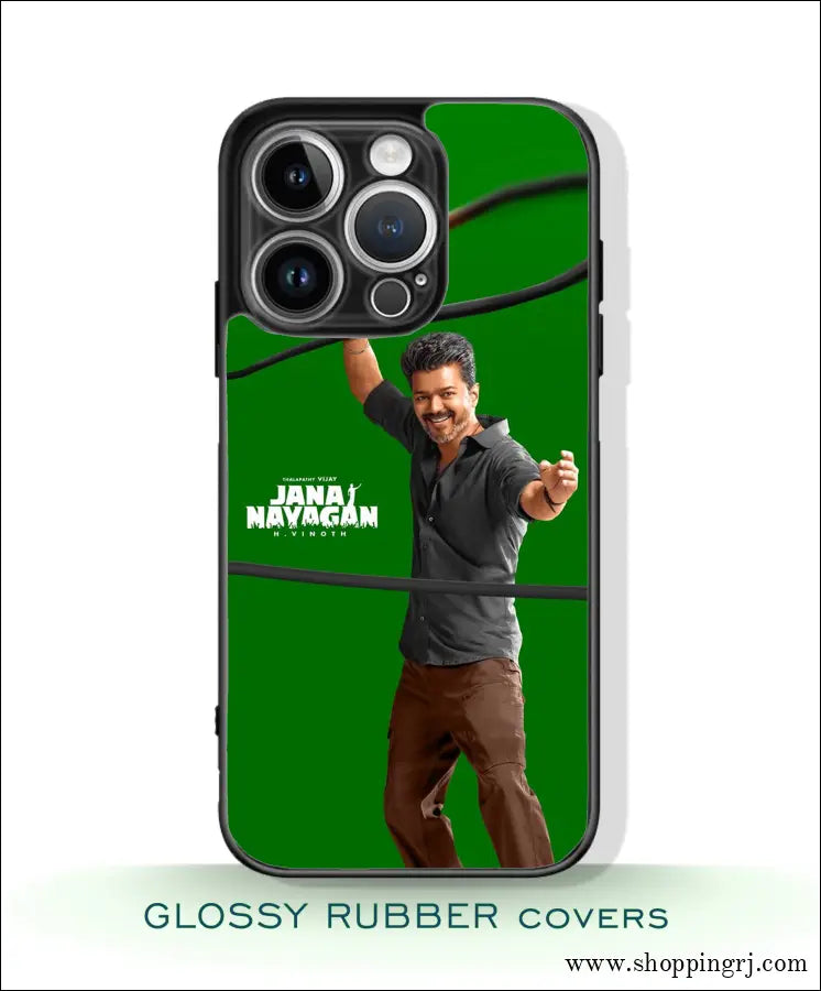TVK Vijay mobile covers glossy Rubber RJ3321