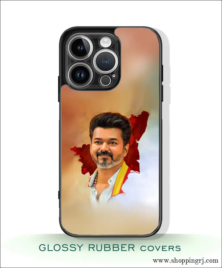 TVK Vijay mobile covers glossy Rubber RJ3381