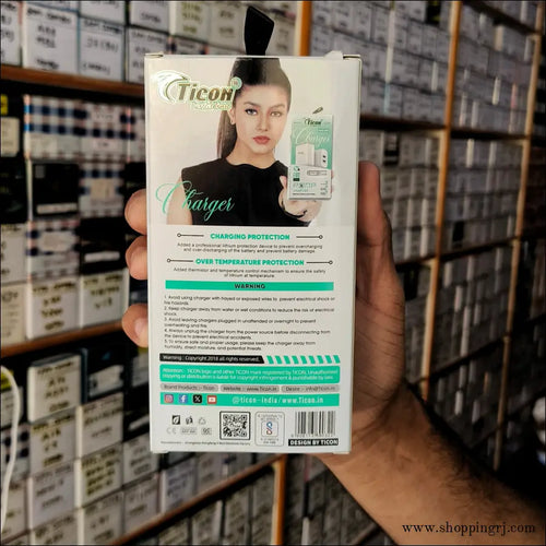 Amp 15w Dual Usb Ticon Mobile Charger for Efficient Charging - Charger