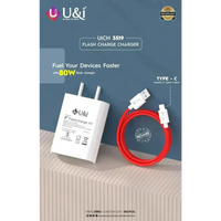 U&i 80w 3519 Flash Charge Charger | 80W Travel Adapter - charger - 80w chargermobile chargercharger