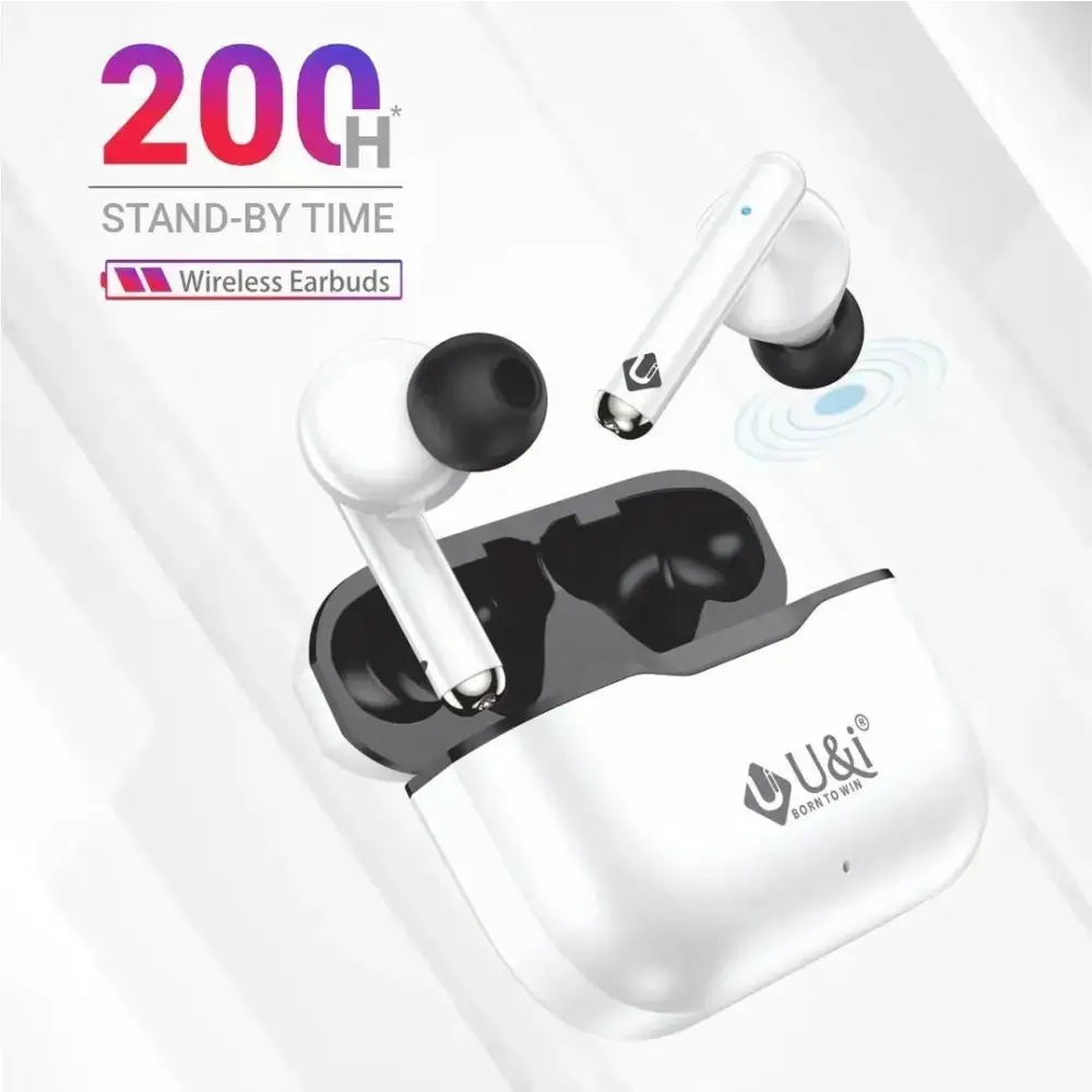 U&i Jump Series 20 Hours Battery Backup True Wireless Earbuds with Noise Reduction - Earbuds - earbudsu&i brandRJ mobiles and accessories Thoothukudi