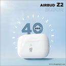 Unix Airbuds Z2 Bloom – ANC True Wireless Earbuds with 40Hr Playtime - White - Earbuds