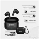 Unix Airbuds Z3 Brizo – 48Hr Playtime ENC High Bass BT 5.4 True Wireless Earbuds with Free Silicone Case - Earbuds