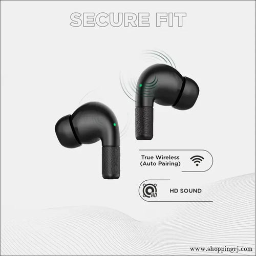 Unix Airbuds Z3 Brizo – 48Hr Playtime ENC High Bass BT 5.4 True Wireless Earbuds with Free Silicone Case - Earbuds