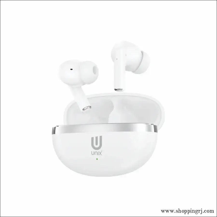Unix Airbuds Z4 UNO – 40Hr Playtime High Bass BT 5.4 True Wireless Earbuds with 2 MOC IC Protection - Earbuds
