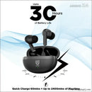 Unix Airbuds Z4 UNO – 40Hr Playtime High Bass BT 5.4 True Wireless Earbuds with 2 MOC IC Protection - Earbuds