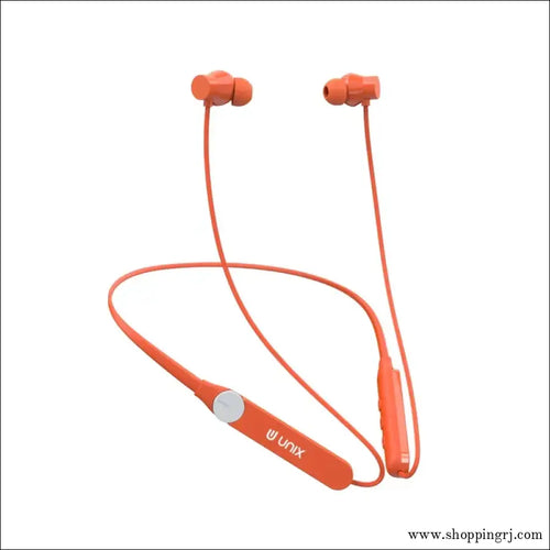 Unix Elite 4 Runx Wireless Neckband – 54H Playtime ENC Magnetic On/Off & Multi-Controller - neckband